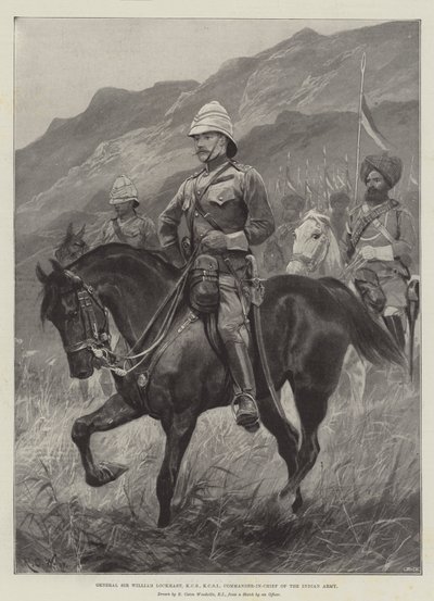 General Sir William Lockhart, KCB, KCSI, Commander-in-Chief of the Indian Army by Richard Caton Woodville junior